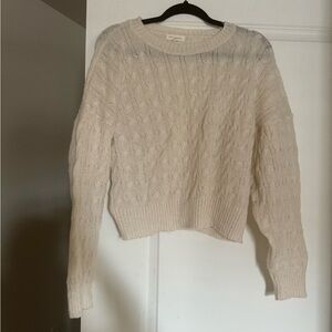 Cream Colored Lightweight Sweater